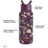 imageSimple Modern Star Wars Darth Vader Water Bottle with Straw Lid Vacuum Insulated Stainless Steel Metal Thermos  Gifts for Women Men Reusable Leak Proof Flask  Summit Collection  32oz Vader NationHarry Potter Herbology