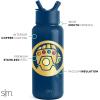 imageSimple Modern Star Wars Darth Vader Water Bottle with Straw Lid Vacuum Insulated Stainless Steel Metal Thermos  Gifts for Women Men Reusable Leak Proof Flask  Summit Collection  32oz Vader NationMarvel Thanos Infinity