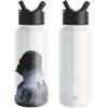 imageSimple Modern Star Wars Darth Vader Water Bottle with Straw Lid Vacuum Insulated Stainless Steel Metal Thermos  Gifts for Women Men Reusable Leak Proof Flask  Summit Collection  32oz Vader NationStar Wars Vader Nation