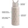imageSimple Modern Star Wars Darth Vader Water Bottle with Straw Lid Vacuum Insulated Stainless Steel Metal Thermos  Gifts for Women Men Reusable Leak Proof Flask  Summit Collection  32oz Vader NationDisney Princess Icons