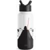imageSimple Modern Star Wars Darth Vader Water Bottle with Straw Lid Vacuum Insulated Stainless Steel Metal Thermos  Gifts for Women Men Reusable Leak Proof Flask  Summit Collection  32oz Vader NationStar Wars The Dark Side