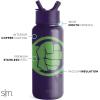 imageSimple Modern Star Wars Darth Vader Water Bottle with Straw Lid Vacuum Insulated Stainless Steel Metal Thermos  Gifts for Women Men Reusable Leak Proof Flask  Summit Collection  32oz Vader NationMarvel Hulk Smash