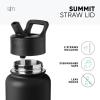 imageSimple Modern Star Wars Darth Vader Water Bottle with Straw Lid Vacuum Insulated Stainless Steel Metal Thermos  Gifts for Women Men Reusable Leak Proof Flask  Summit Collection  32oz Vader NationDisney Iconic Mickey