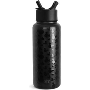 imageSimple Modern Star Wars Darth Vader Water Bottle with Straw Lid Vacuum Insulated Stainless Steel Metal Thermos  Gifts for Women Men Reusable Leak Proof Flask  Summit Collection  32oz Vader NationDisney Iconic Mickey