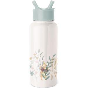 imageSimple Modern Star Wars Darth Vader Water Bottle with Straw Lid Vacuum Insulated Stainless Steel Metal Thermos  Gifts for Women Men Reusable Leak Proof Flask  Summit Collection  32oz Vader NationDisney Winnie the Pooh Wilderness