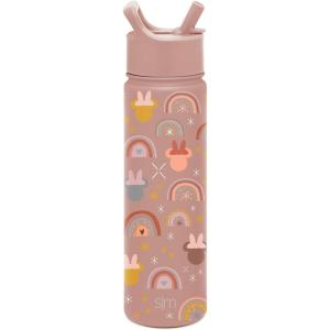 imageSimple Modern Star Wars Darth Vader Water Bottle with Straw Lid Vacuum Insulated Stainless Steel Metal Thermos  Gifts for Women Men Reusable Leak Proof Flask  Summit Collection  32oz Vader NationDisney Mauve Minnie