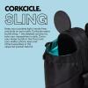 imageCorkcicle x Star Wars Grogu Crossbody Water Bottle Sling Bag Fits 16 oz to 40 oz Tumbler  Water Bottle Holder with Strap Securely Holds Bottle Cards Phone ampamp KeysMickey Mouse  Black