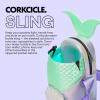 imageCorkcicle x Star Wars Grogu Crossbody Water Bottle Sling Bag Fits 16 oz to 40 oz Tumbler  Water Bottle Holder with Strap Securely Holds Bottle Cards Phone ampamp KeysAriel