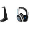 imageLogitech Astro A30 Lightspeed Wireless Gaming Headset for PS5  Bluetooth 24Ghz BuiltIn ampamp Detachable Mic USBC 35mm for Playstation Nintendo Switch PC  The Mandalorian EditionWhite