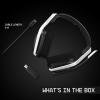 imageLogitech Astro A30 Lightspeed Wireless Gaming Headset for PS5  Bluetooth 24Ghz BuiltIn ampamp Detachable Mic USBC 35mm for Playstation Nintendo Switch PC  The Mandalorian EditionWhite