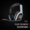 imageLogitech Astro A30 Lightspeed Wireless Gaming Headset for PS5  Bluetooth 24Ghz BuiltIn ampamp Detachable Mic USBC 35mm for Playstation Nintendo Switch PC  The Mandalorian EditionWhite