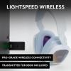 imageLogitech Astro A30 Lightspeed Wireless Gaming Headset for PS5  Bluetooth 24Ghz BuiltIn ampamp Detachable Mic USBC 35mm for Playstation Nintendo Switch PC  The Mandalorian EditionWhite