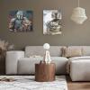 imageOpen Road Brands Disney Star Wars Grogu Mountain Scene Gallery Wrapped Canvas Wall Decor  Beautiful Baby Yoda Wall Art for Man Cave or Movie RoomGrayBlue