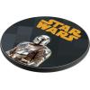imageStar Wars The Mandalorian Grogu Color Block 15Watt Wireless ChargerDin Djarin