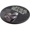 imageStar Wars The Mandalorian Grogu Color Block 15Watt Wireless ChargerGrogu and Din Djarin
