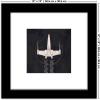 imageTrends International Gallery Pops Star Wars Saga  Neutral Abstract XWing Fighter Wall Art Wall Poster 12quot x 12quot Black Framed VersionBlack Framed Version