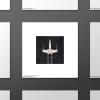 imageTrends International Gallery Pops Star Wars Saga  Neutral Abstract XWing Fighter Wall Art Wall Poster 12quot x 12quot Black Framed VersionUnframed Version