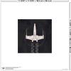 imageTrends International Gallery Pops Star Wars Saga  Neutral Abstract XWing Fighter Wall Art Wall Poster 12quot x 12quot Black Framed VersionUnframed Version