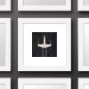 imageTrends International Gallery Pops Star Wars Saga  Neutral Abstract XWing Fighter Wall Art Wall Poster 12quot x 12quot Black Framed VersionWhite Framed Version