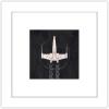 imageTrends International Gallery Pops Star Wars Saga  Neutral Abstract XWing Fighter Wall Art Wall Poster 12quot x 12quot Black Framed VersionWhite Framed Version