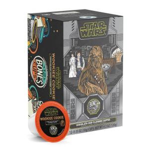 imageBones Coffee Company Star Wars Collectors Box Sample Pack Gift Set Flavored Coffee Beans Whole Bean Coffee Medium Roast Low Acid 12 oz Pack of 3Chocolate Chip Cookie Bones Cups