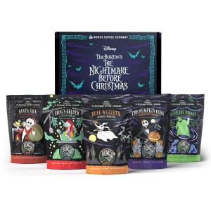 imageBones Coffee Company Star Wars Collectors Box Sample Pack Gift Set Flavored Coffee Beans Whole Bean Coffee Medium Roast Low Acid 12 oz Pack of 3NBC Collectors Box Whole Bean