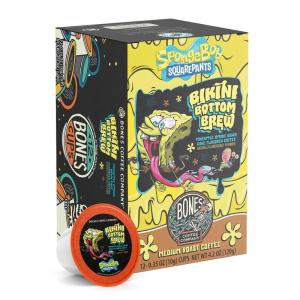 imageBones Coffee Company Star Wars Collectors Box Sample Pack Gift Set Flavored Coffee Beans Whole Bean Coffee Medium Roast Low Acid 12 oz Pack of 3Pineapple Upside Down Cake Bones Cups
