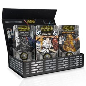 imageBones Coffee Company Star Wars Collectors Box Sample Pack Gift Set Flavored Coffee Beans Whole Bean Coffee Medium Roast Low Acid 12 oz Pack of 3Star Wars Collectors Box Ground