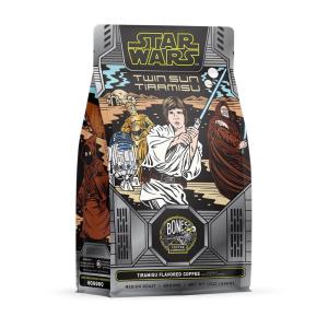 imageBones Coffee Company Star Wars Collectors Box Sample Pack Gift Set Flavored Coffee Beans Whole Bean Coffee Medium Roast Low Acid 12 oz Pack of 3Tiramisu Ground