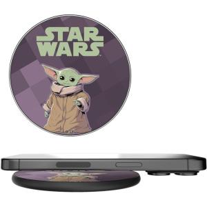 imageStar Wars The Mandalorian Grogu Color Block 15Watt Wireless ChargerGrogu
