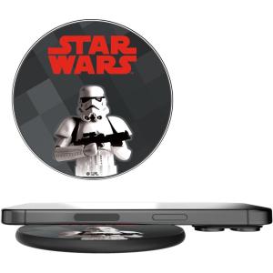 imageStar Wars The Mandalorian Grogu Color Block 15Watt Wireless ChargerStormtrooper