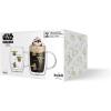 imageJoyJolt Awake Grogu Coffee Mug Set of 2 Double Wall Mug 135oz Large Espresso Cappuccino or Latte Cup Mandalorian Star Wars Mugs Insulated Coffee Mug Clear Glass Cups Coffee Cup Set