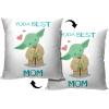 imageNorthwest Star Wars Pillow 18quot x 18quot Ready for BattleYoda Best Mom