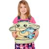 imageNorthwest Star WarsThe Mandalorian Cloud Throw Pillow 15quot Frog Friends