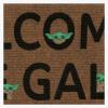 imageRuggable x Star Wars Washable Front Entryway 2x3 Welcome Door Mat  Millennium Falcon Rebels Welcome Premium Doormat for Indoor Outdoor Entry with Gripper Non Slip PadGreen Grogu Galactic Welcome Greeting