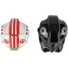 imageStar Wars Rebel ampamp Imperial Helmets Sculpted Ceramic Salt ampamp Pepper Shakers