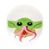 imageStar Wars The Mandalorian Grogu Tentacle Chowder Ceramic Dinnerware Set  Includes Ramen Noodle Bowl and Plastic Chopsticks