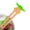 imageStar Wars The Mandalorian Grogu Tentacle Chowder Ceramic Dinnerware Set  Includes Ramen Noodle Bowl and Plastic Chopsticks