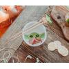 imageStar Wars The Mandalorian Grogu Tentacle Chowder Ceramic Dinnerware Set  Includes Ramen Noodle Bowl and Plastic Chopsticks