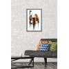 imageTrends International Star Wars Saga  Boba Fett Black And Orange Wall Poster 22375quot x 34quot Premium Unframed VersionBarnwood Framed Version