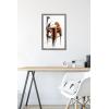 imageTrends International Star Wars Saga  Boba Fett Black And Orange Wall Poster 22375quot x 34quot Premium Unframed VersionBarnwood Framed Version