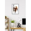 imageTrends International Star Wars Saga  Boba Fett Black And Orange Wall Poster 22375quot x 34quot Premium Unframed VersionGray Framed Version
