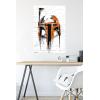 imageTrends International Star Wars Saga  Boba Fett Black And Orange Wall Poster 22375quot x 34quot Premium Unframed VersionPremium Unframed Version