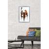 imageTrends International Star Wars Saga  Boba Fett Black And Orange Wall Poster 22375quot x 34quot Premium Unframed VersionSilver Framed Version