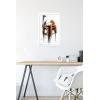 imageTrends International Star Wars Saga  Boba Fett Black And Orange Wall Poster 22375quot x 34quot Premium Unframed VersionWhite Framed Version