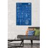 imageTrends International Star Wars Saga  Rebel Blueprint Wall Poster 22375quot x 34quot Premium Unframed Version