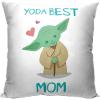 imageNorthwest Star Wars Pillow 18quot x 18quot Ready for BattleYoda Best Mom