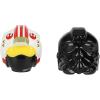 imageStar Wars Rebel ampamp Imperial Helmets Sculpted Ceramic Salt ampamp Pepper Shakers