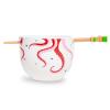 imageStar Wars The Mandalorian Grogu Tentacle Chowder Ceramic Dinnerware Set  Includes Ramen Noodle Bowl and Plastic Chopsticks