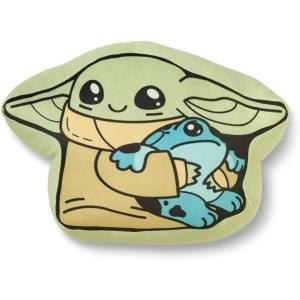 imageNorthwest Star WarsThe Mandalorian Cloud Throw Pillow 15quot Frog Friends